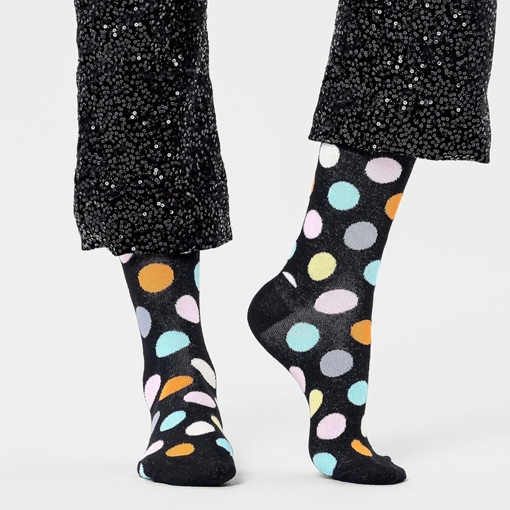 Happy Socks Multicolor Polka Dot Pattern NWT